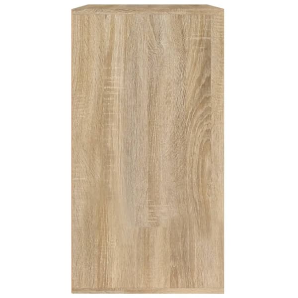 vidaXL Sminkeskap sonoma eik 80x40x75 cm konstruert tre