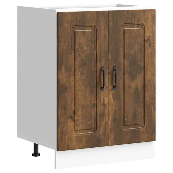 vidaXL Vask underskap Kalmar røkt eik 60x46x81,5 cm konstruert tre