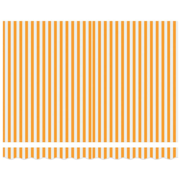 vidaXL Reserveduk til markise Gul og hvit 3,5 x 2 m Polyester