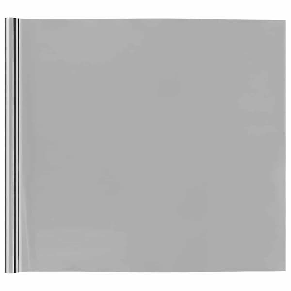 vidaXL Statisk Reflekterande Solfönsterfilm silver 45 x 2000 cm PVC