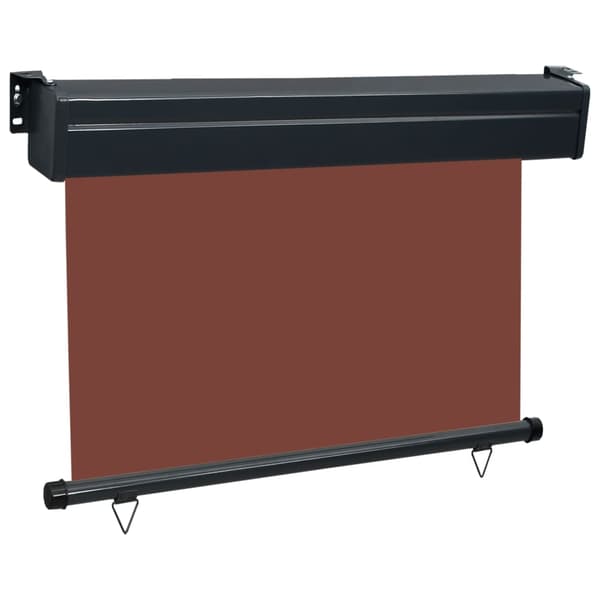 vidaXL Balkongmarkis 105x250 cm brun