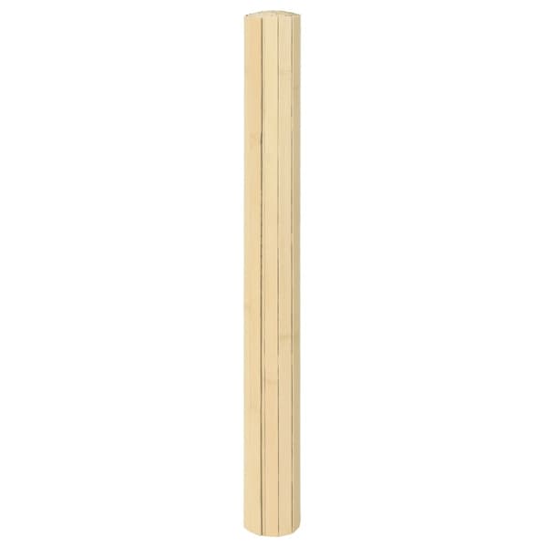 vidaXL Matta rektangulär ljus naturlig 100x100 cm bambu