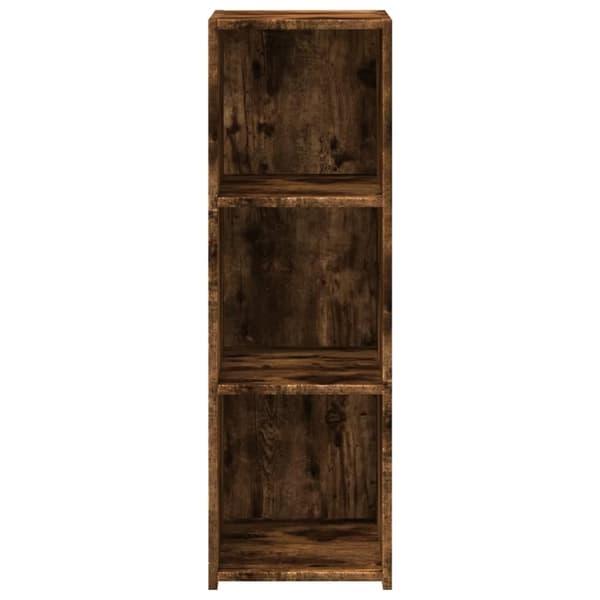 vidaXL Skjenk røkt eik 30x41x93 cm konstruert tre
