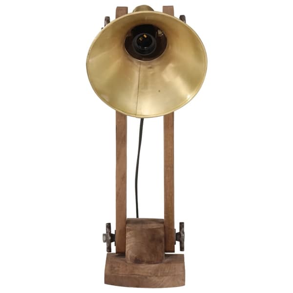 vidaXL Skrivebordslampe 25 W antikk messing 23x13x52 cm E27