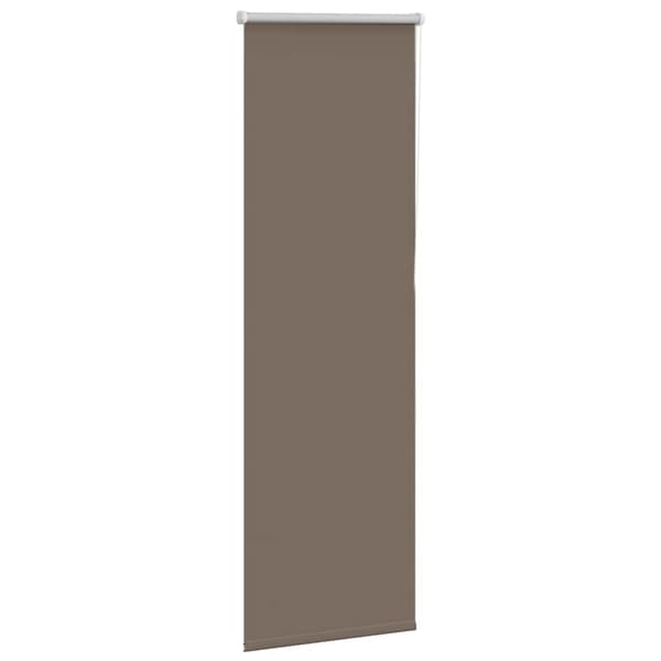 vidaXL Mörkläggningsgardin kaffe 40x130 cm tyg bredd 35,7 cm polyester