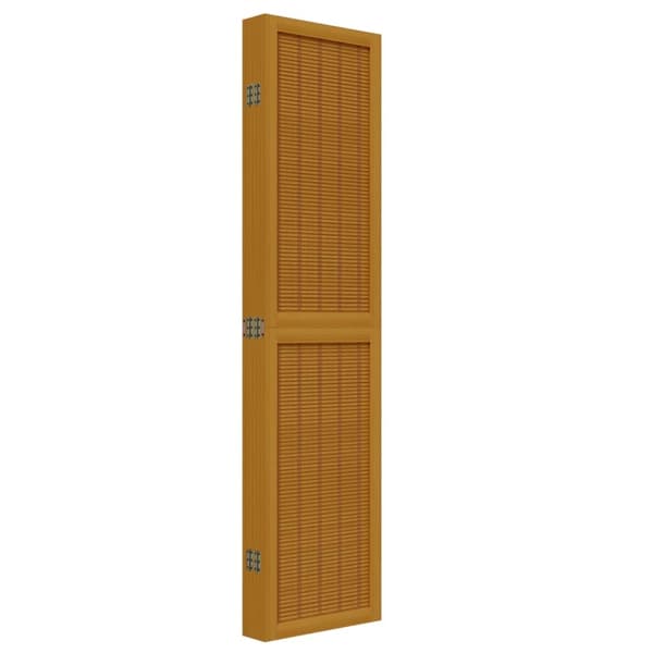 vidaXL Romdeler 6 paneler brun heltre keisertre