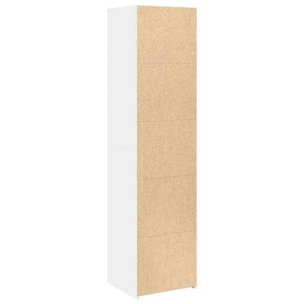 vidaXL Highboard hvit 45x41x185 cm konstruert tre