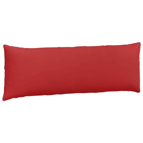 vidaXL Soffkuddar 2 st Röd 120 x 40 cm tyg
