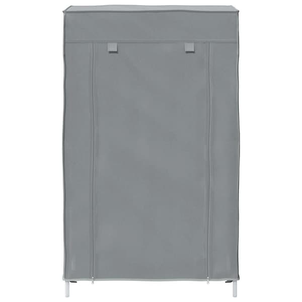 vidaXL Skoskåp grått 60,5x30x97 cm fiberduk