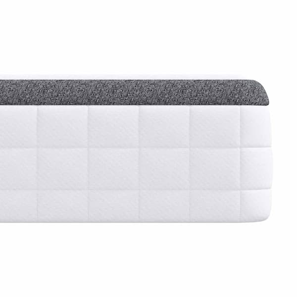 vidaXL Madrass Vitt och Grått 80 x 200 cm Bonellfjäder