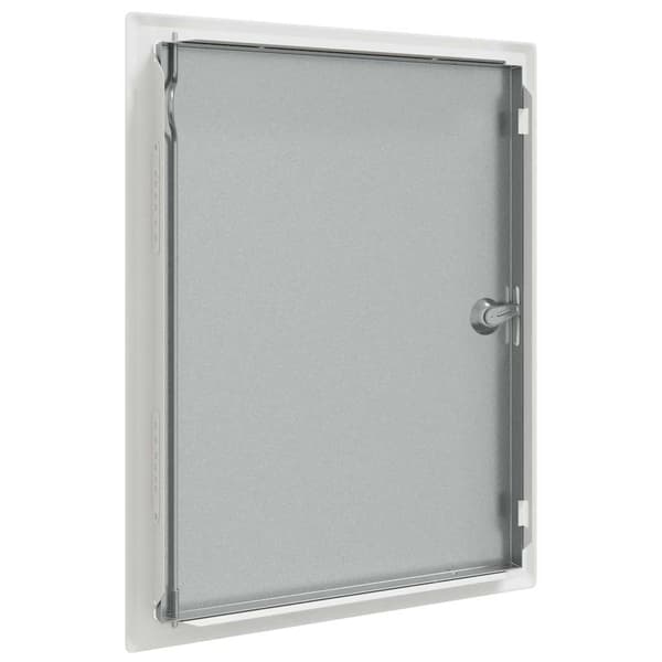 vidaXL Tilgangspanel Hvit 63 x 33 x 3 cm Stål