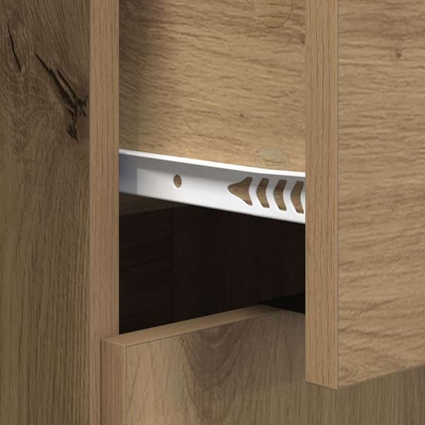 vidaXL Serviesskap Artisan Eik 60 x 30 x 70 cm Konstruert tre