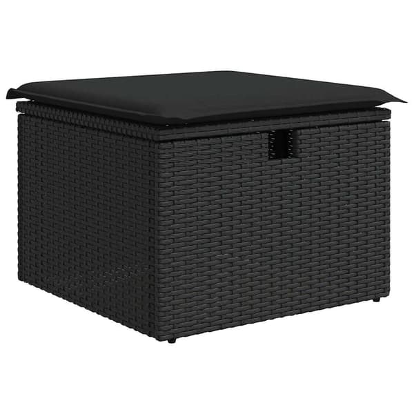 vidaXL Soffset med kudde 5 pcs konstrotting