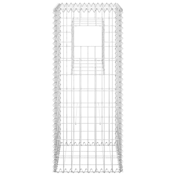 vidaXL Gabionstolpe 40x40x100 cm jern