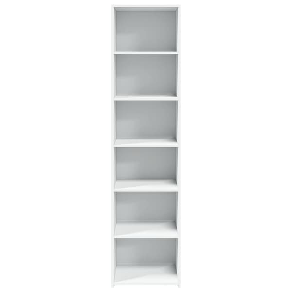 vidaXL Highboard hvit 45x41x185 cm konstruert tre