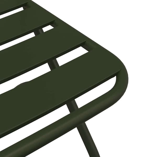 vidaXL Fällstol för trädgård 2 pcs Grön 42 x 52 x 82cm