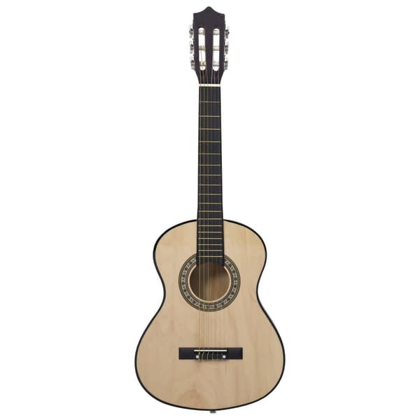 vidaXL Gitarr för nybörjare och barn klassisk 1/2 34" amerikansk lind