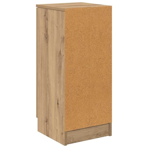 vidaXL Serviesskap Artisan Eik 30 x 30 x 70 cm Konstruert tre