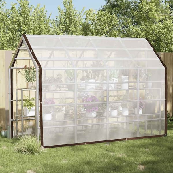 vidaXL Växtskydd med öljetter 3x5 m polyeten
