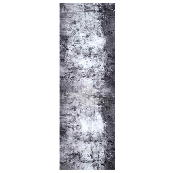 vidaXL Köksmatta Grå 180 x 60 cm Sammet