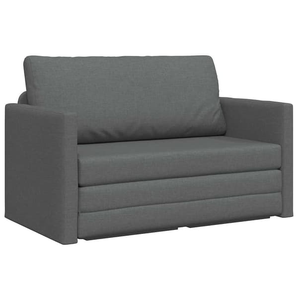 vidaXL Soffsäng 110cm Mörkgrå tyg