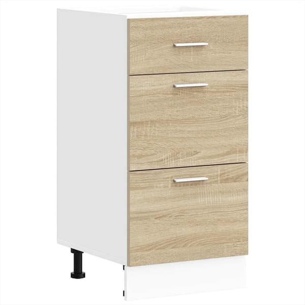 vidaXL Underskap "Lyon" sonoma eik 40x46x81,5 cm konstruert tre