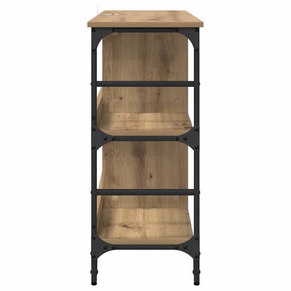 vidaXL Serviesskap Artisan Eik 102 x 32 x 73,5 cm