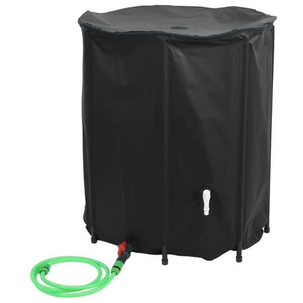 vidaXL Vattentank med kran vikbar 1250 L PVC