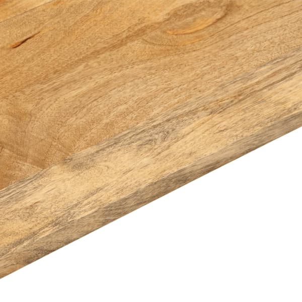 vidaXL Bordsskiva 90x60x3,8 cm rektangulär massivt mango-trä