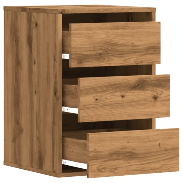 vidaXL Kommode artisan eik 40x41x58 cm konstruert tre