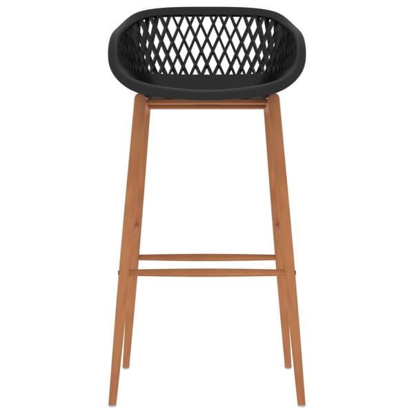 vidaXL Barsett 5 deler svart