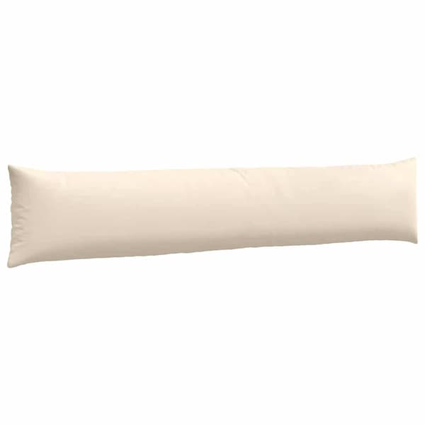 vidaXL Soffkuddar 2 st Beige 200 x 40 cm tyg