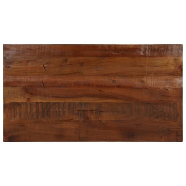 vidaXL Bordplate 100x70x2,5 cm rektangulær gjenvunnet heltre