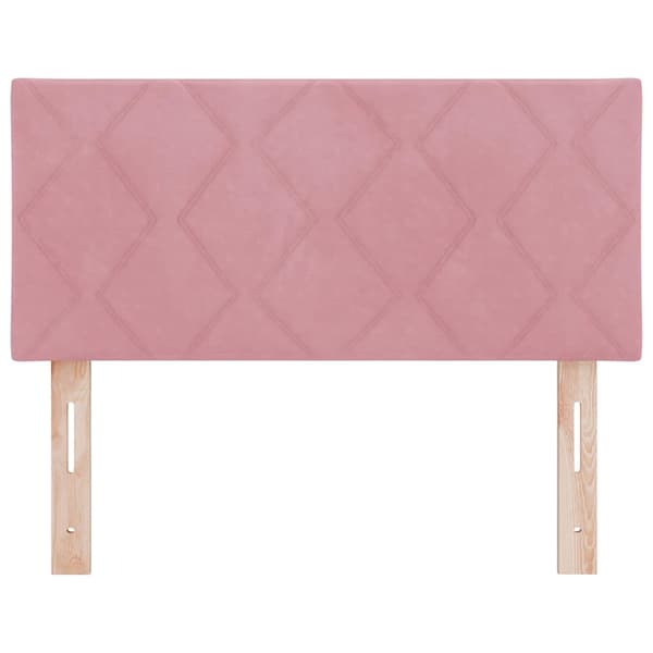 vidaXL Huvudgavel Rosa 100 cm Sammet
