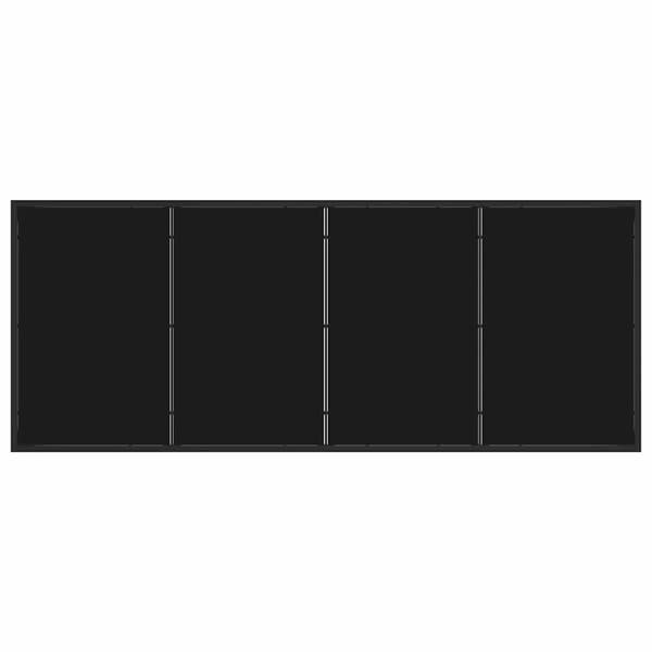 vidaXL Trädgårdsmöbelset med kudde 7 pcs Grå konstrotting