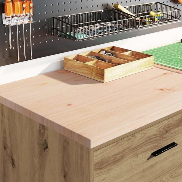 vidaXL Garasjeskap 2 stk artisan eik konstruert tre