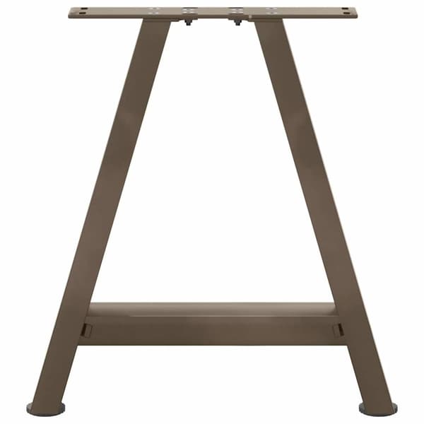 vidaXL Soffbordsben A-formade 2 st 50x(42-43) cm stål