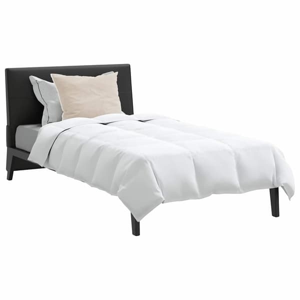 vidaXL Täcksats med kudde 2 pcs Vit 135 x 220 cm Dun