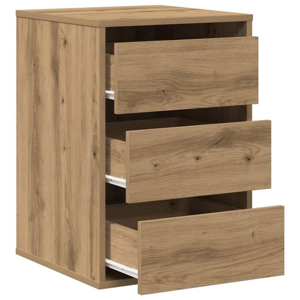 vidaXL Kommode artisan eik 40x41x58 cm konstruert tre