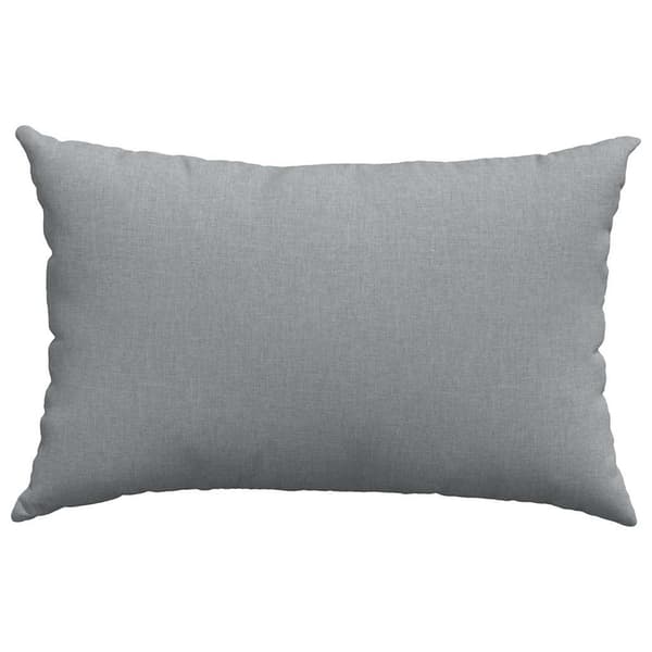 vidaXL Soffkuddar 2 st Ljusgrå 60 x 40 cm tyg