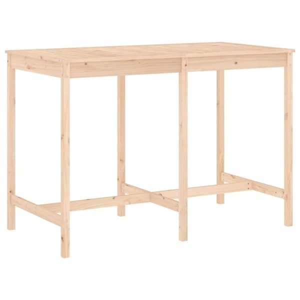 vidaXL Hagebarsett 7 deler heltre furu