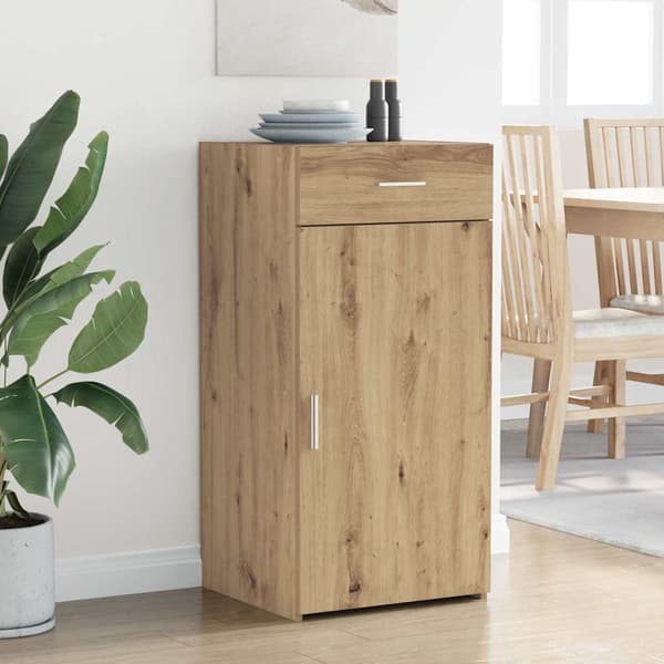 vidaXL Serviesskap artisan eik 45 x 42,5 x 93 cm Konstruert tre