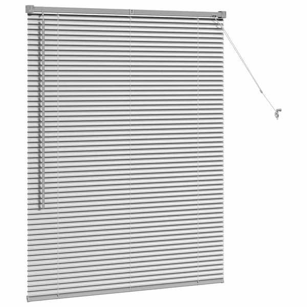 vidaXL Persienner Silver 130 x 105 cm Aluminium