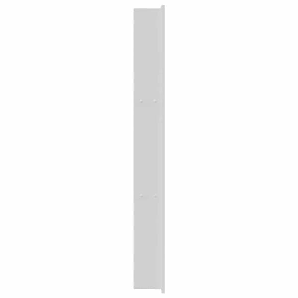 vidaXL Dusjniche Hvit 90 x 30 x 9,5 cm Rustfritt Stål