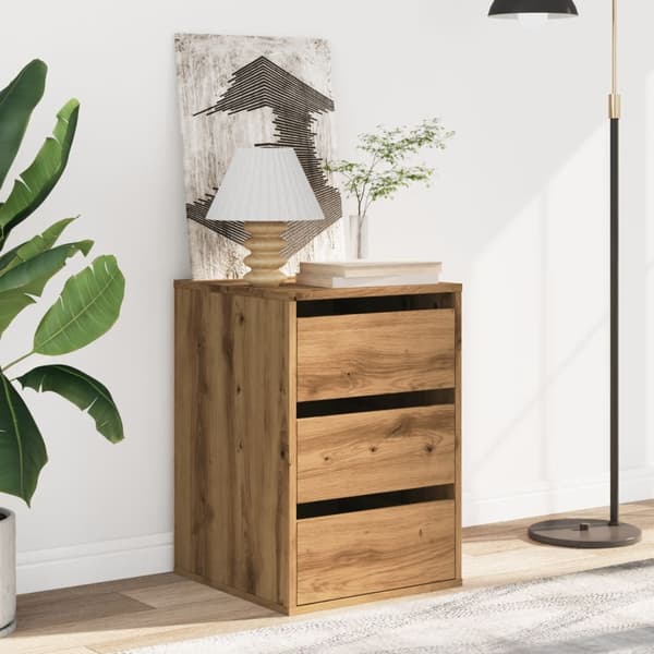 vidaXL Byrå ek 40x41x58 cm konstruerat trä