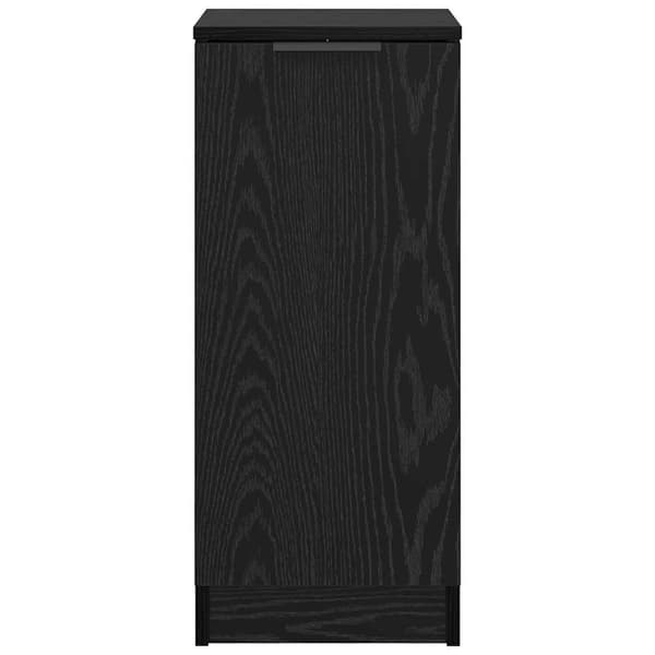 vidaXL Serviesskap Svart Eik 30 x 30 x 70 cm Konstruert tre