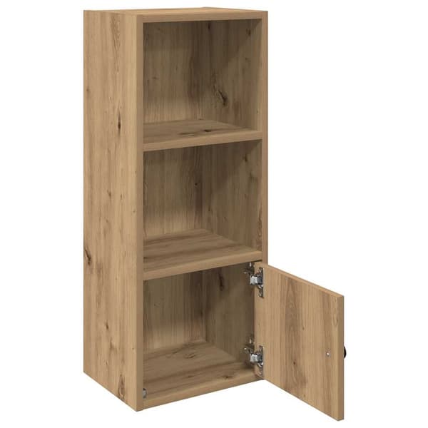 vidaXL Bokhylle artisan eik 31x24x77 cm konstruert tre