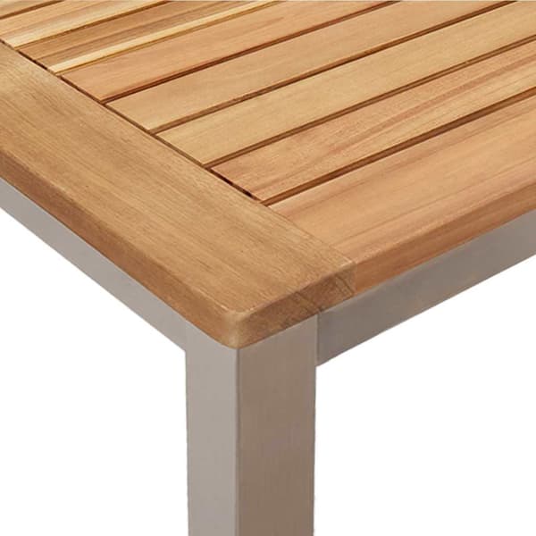 vidaXL Hage Spisegruppe 5 pcs Brun Solid akasietre