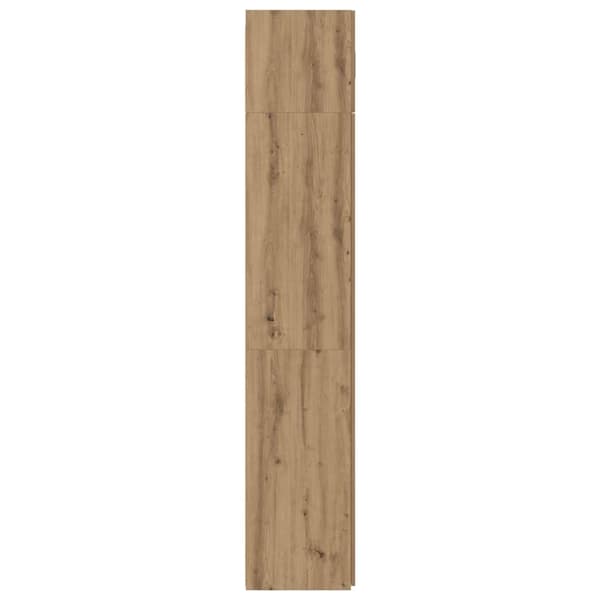 vidaXL Förvaringsskåp 3 pcs Artisan Ek