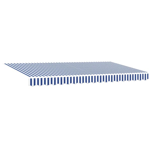 vidaXL Innvendbar Markise Blå 400 x 200 cm stoff